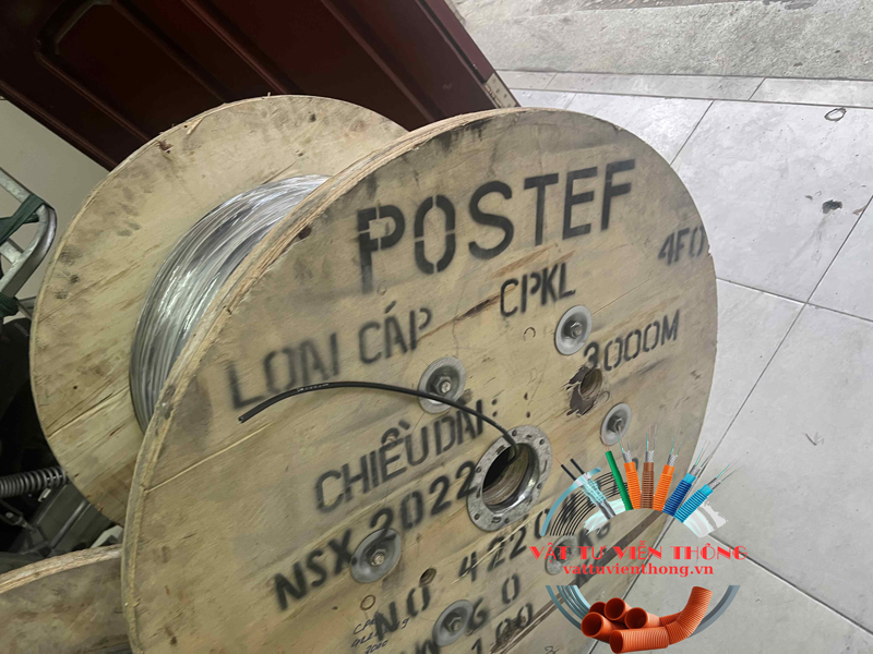 Postef Cáp quang cống 48FO Postef CPKL ( Cống Phi Kim loại) - Vật tư viễn thông