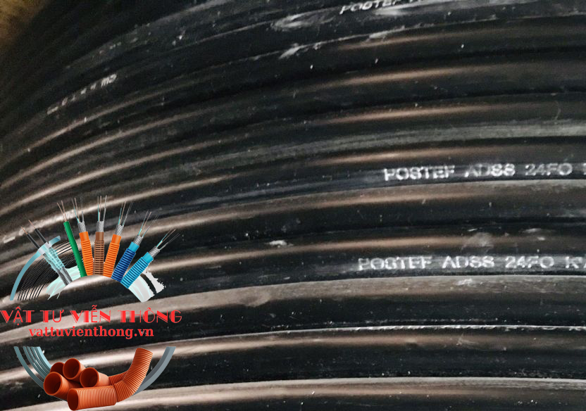 Postef Cáp quang ADSS POSTEF 8FO KV200 - Hàng sẵn kho - Vật tư viễn thông